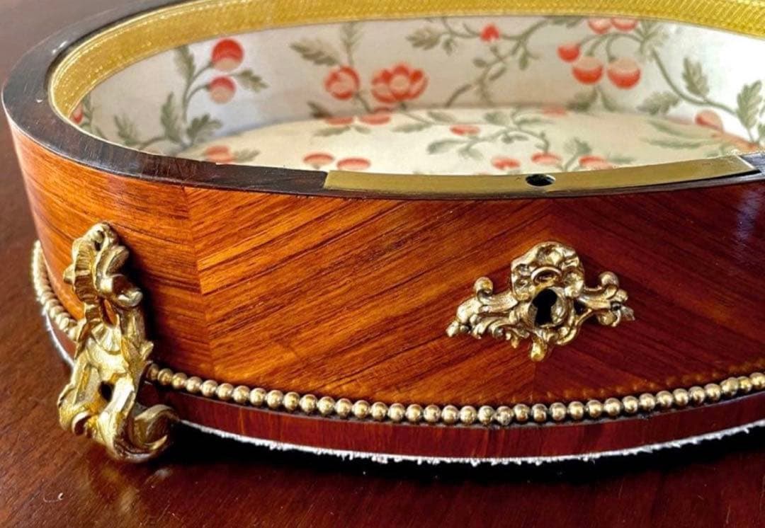 豪華　19世紀 アンティーク ジュエリーボックス　フランス　木箱　木製　宝石箱