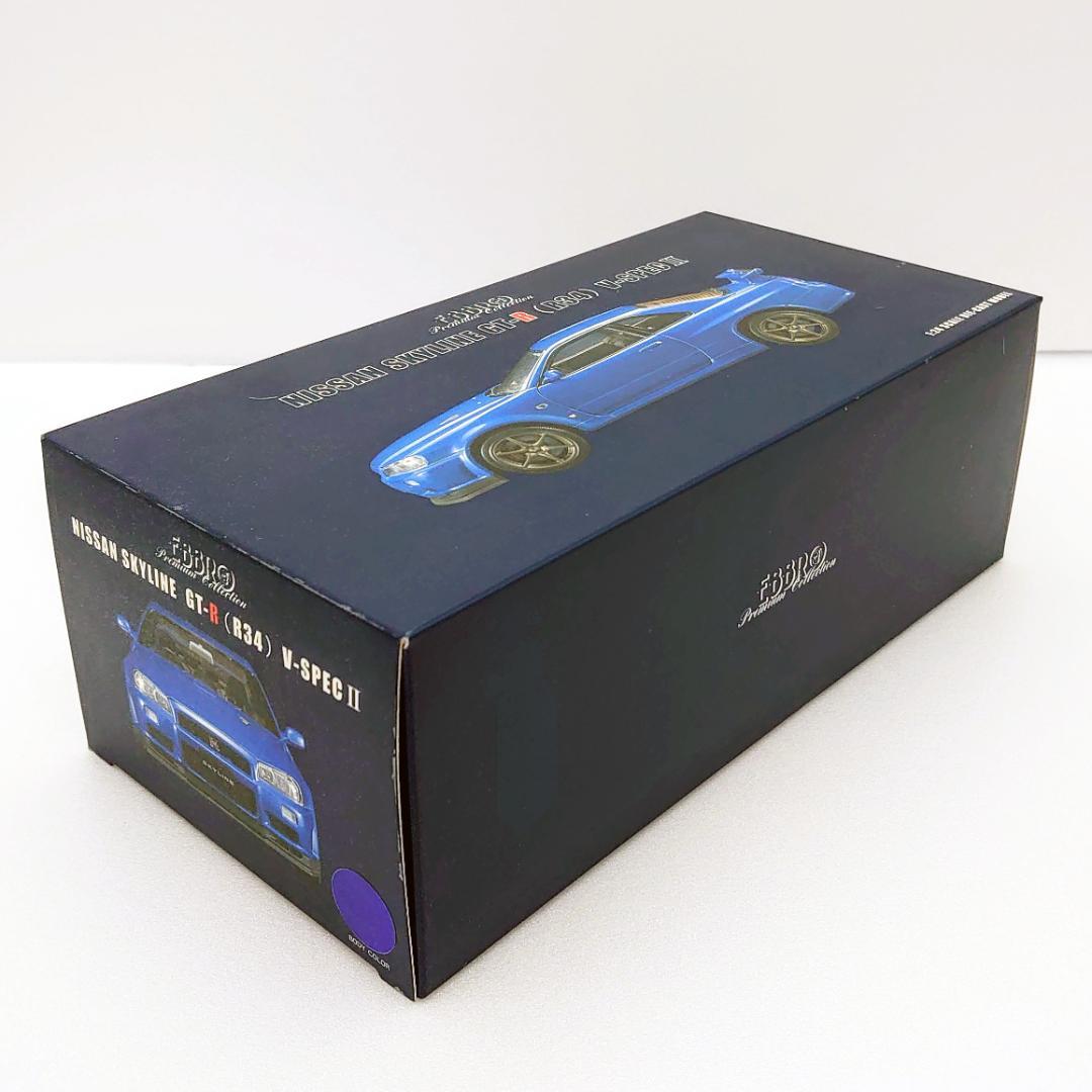 EBBRO　1/24　ニッサン　スカイライン　GT-R　R34　V-SPEC　Ⅱ