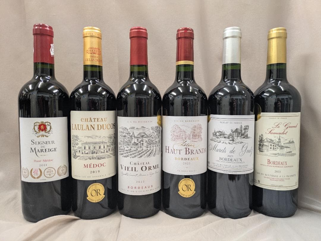 オーメドック,メドック含むボルドー金賞などAO　赤セレクション 12本セット