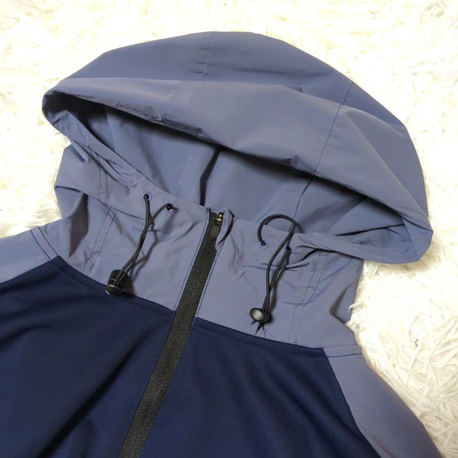 ブリーフィング　ハーフジップ フーディー　ネイビー　サイズS