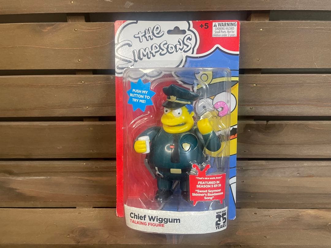 Simpsons Chief Wiggum トーキングフィギュア13→12