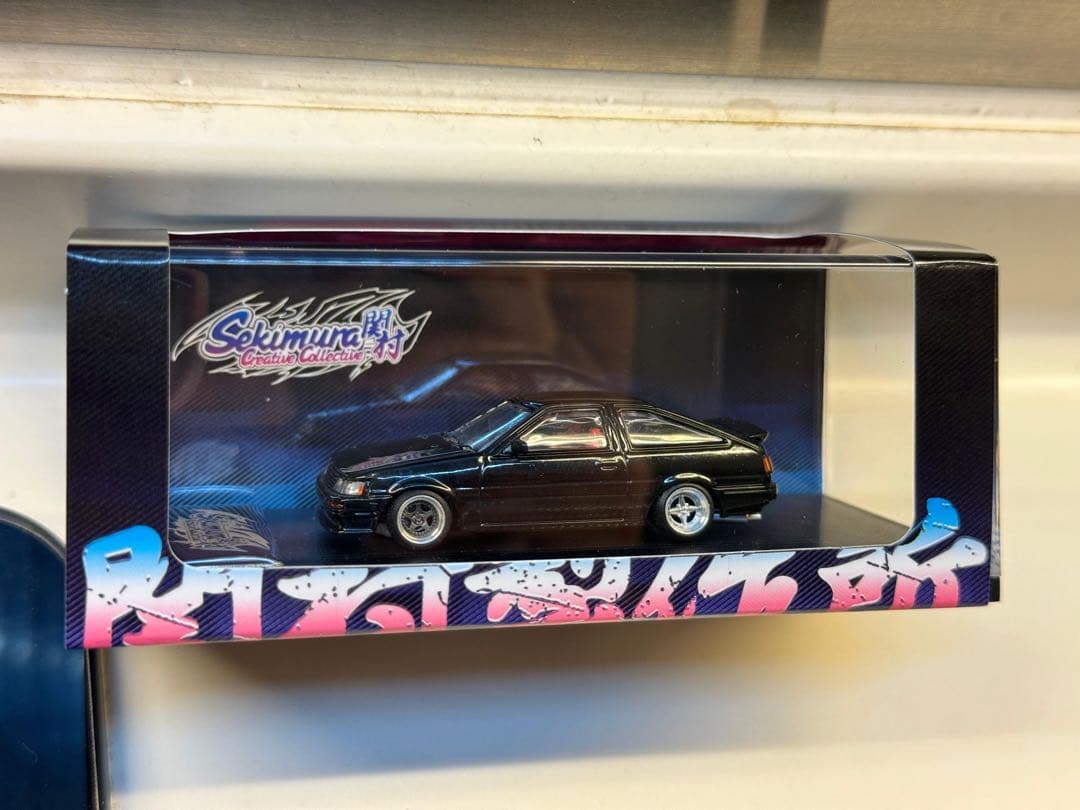 1/64 TRD 風 トヨタAE86 Levin 改 Work CR01