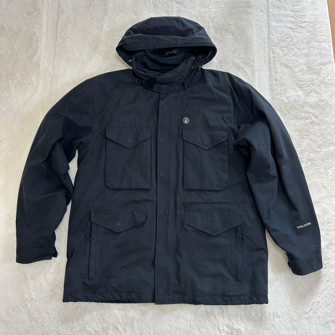 VOLCOM スノーボードウェア ネイビー　Lサイズスノージャケット