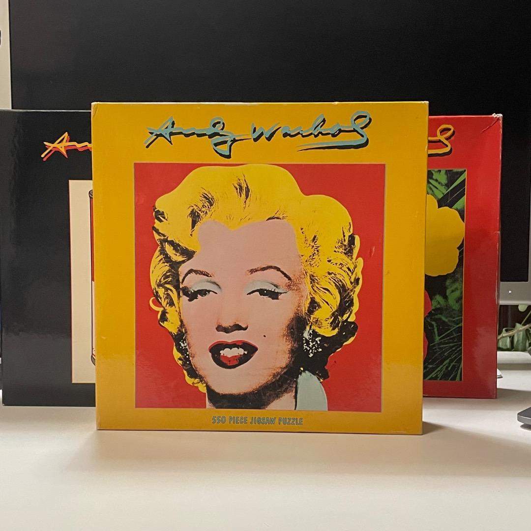 アンディーウォーホル 貴重 90年代 アメリカ製 ジグソーパズル 3式セット