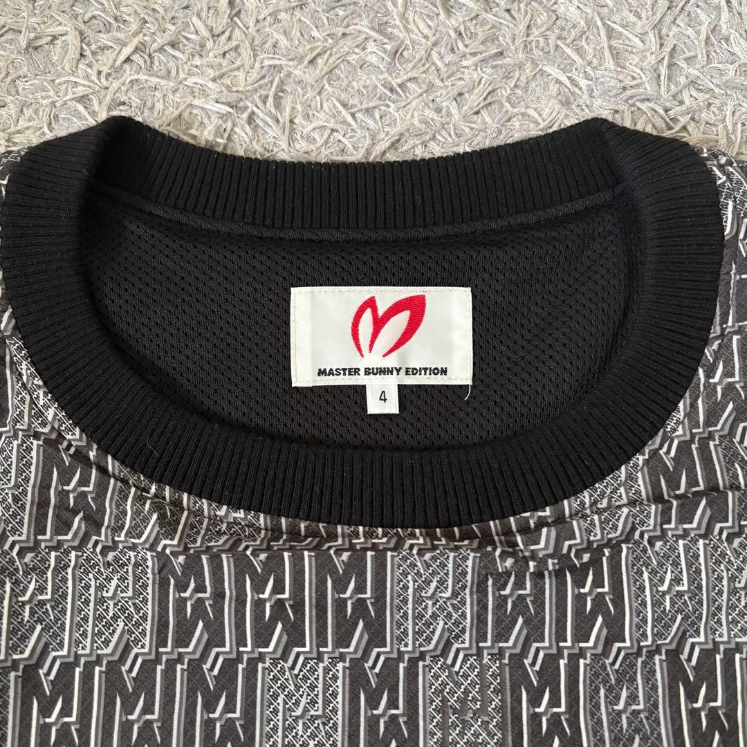 【美品】マスターバニー ブルゾン アウター スニードジャック ロゴ総柄 サイズ4