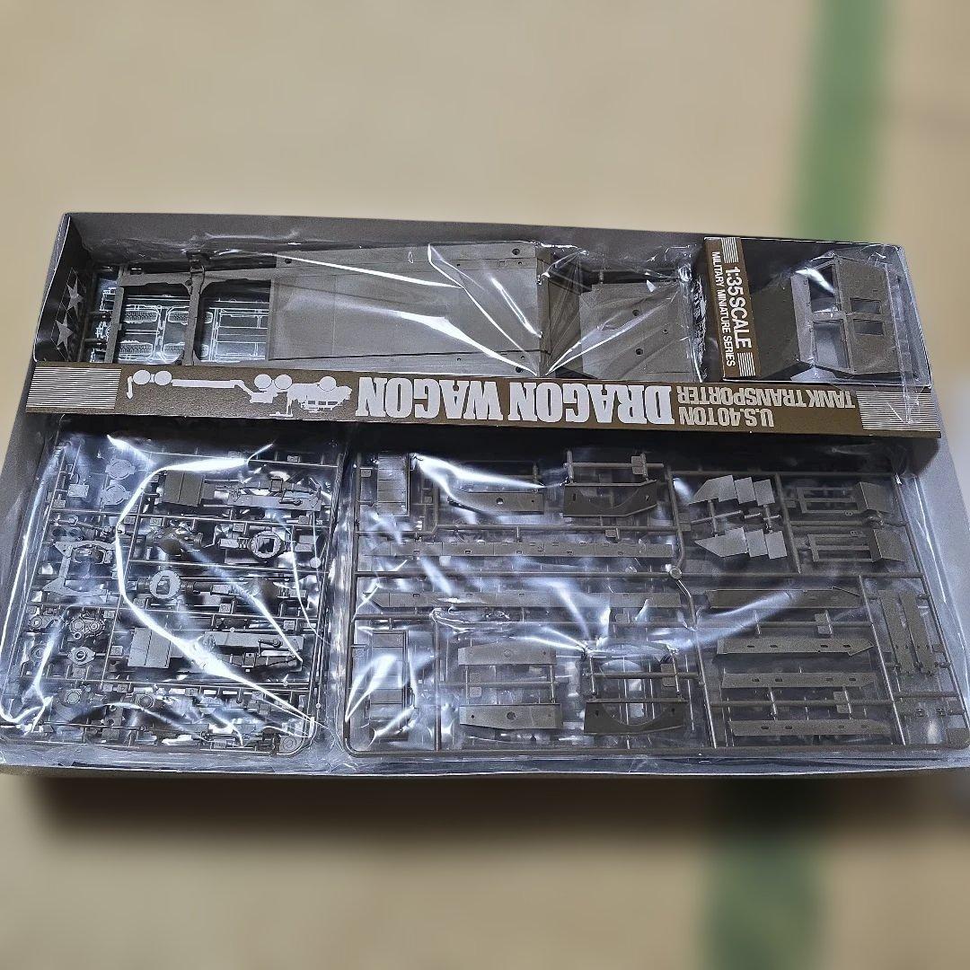 タミヤ 1/35 アメリカ 40トン戦車運搬車 ドラゴンワゴン 未組立