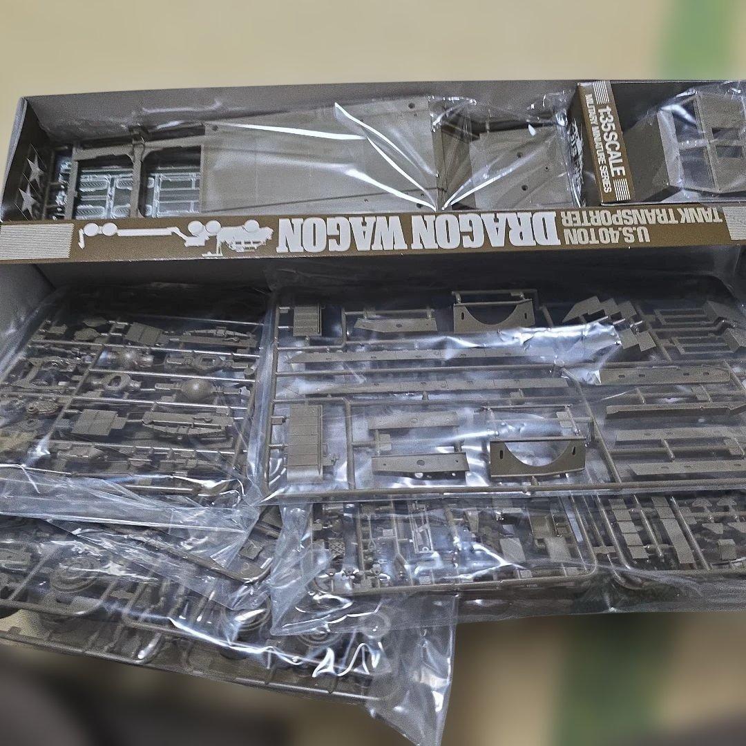 タミヤ 1/35 アメリカ 40トン戦車運搬車 ドラゴンワゴン 未組立