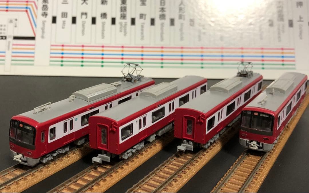 管理番号1691 京急 新600形（ガンメタリック）Nゲージ塗装済キット