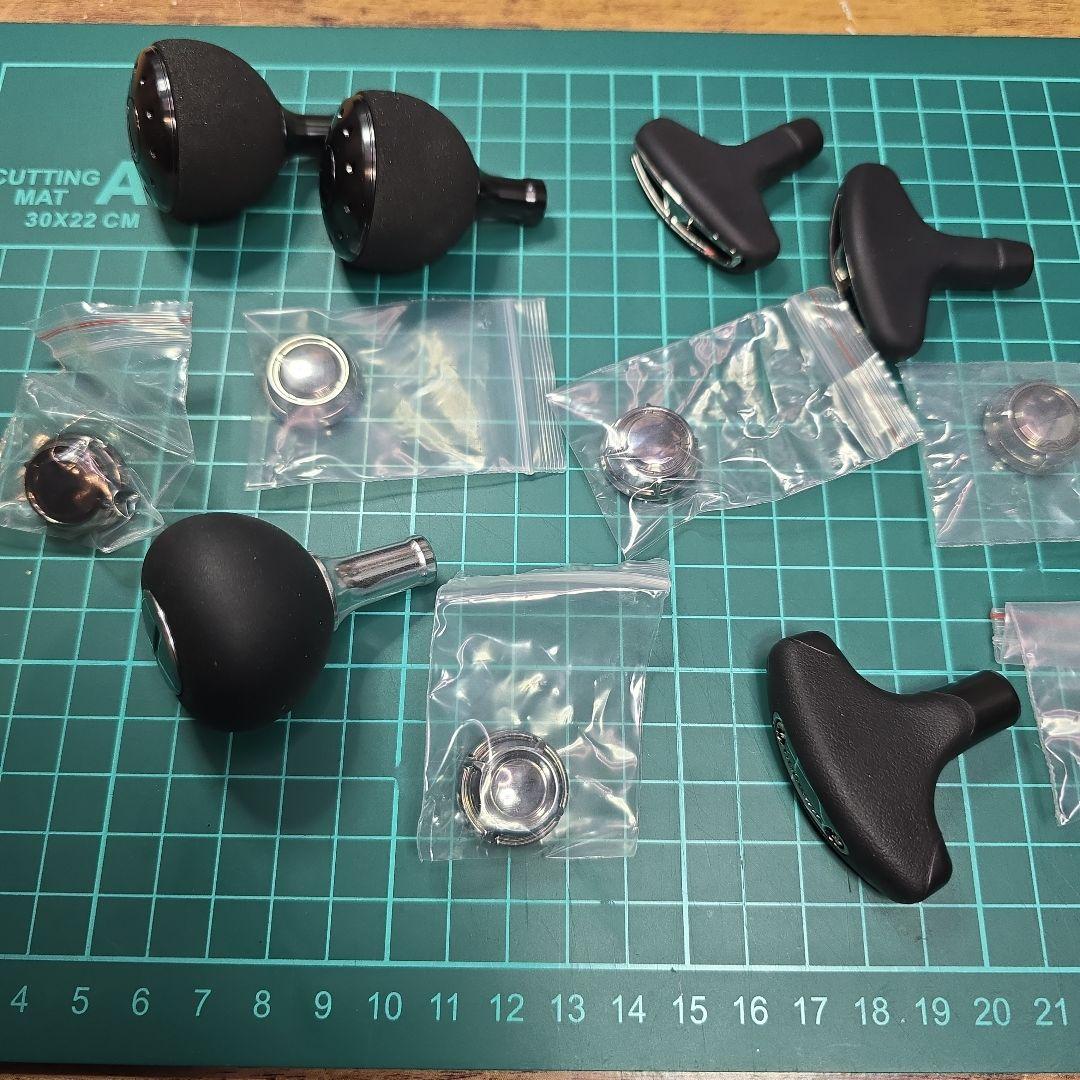 シマノ　純正ハンドルノブ7点まとめ売り　20ツインパワー等　3000〜5000番