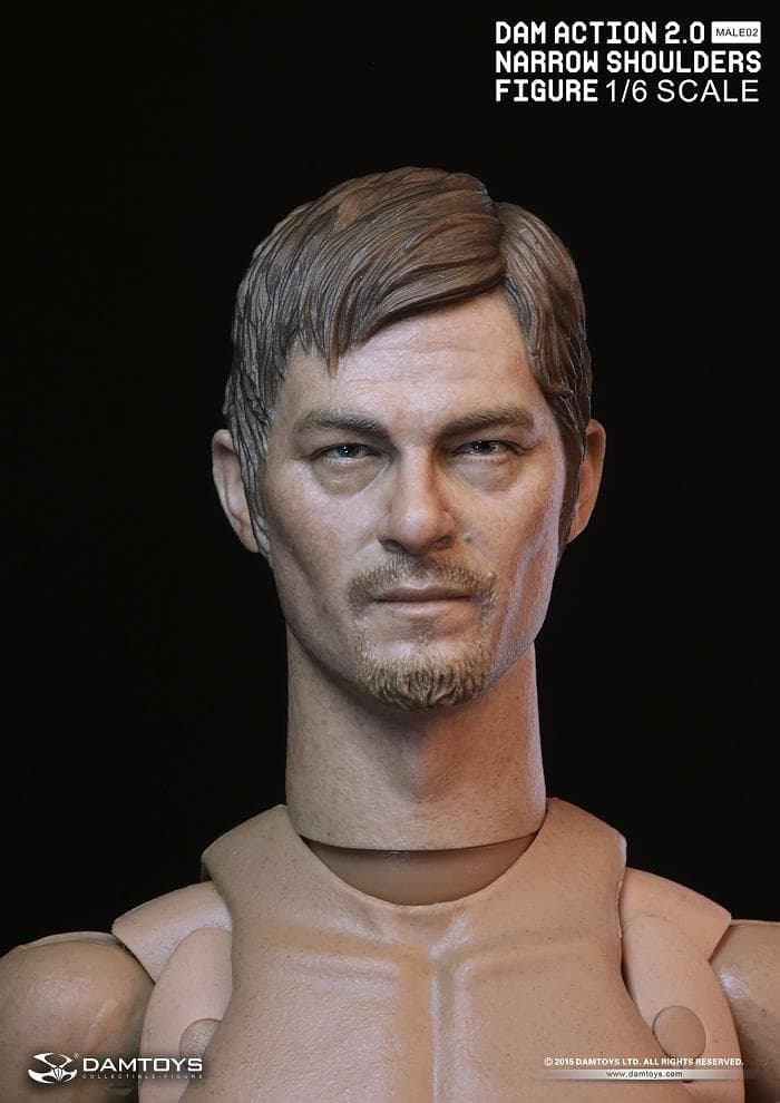 DAMTOYS　NARROW SHOULDERS BODY 1/6 DARYL