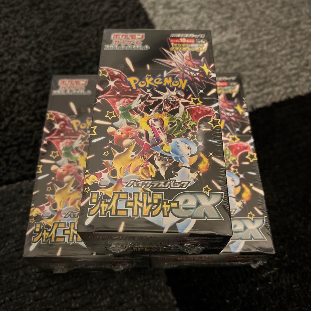 ポケモンカード　シャイニートレジャーex　box　シュリンク付 3box