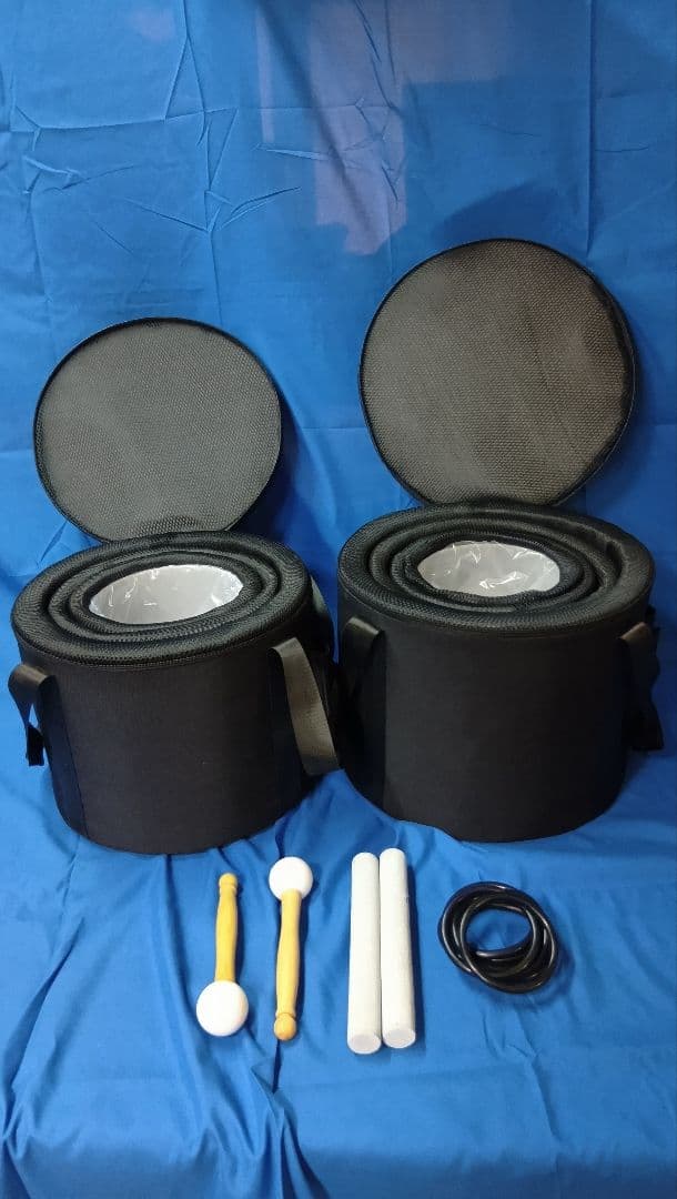 クォーツ　クリスタルボウル　7個セット　A＝432Hz　マレット　バッグ付き