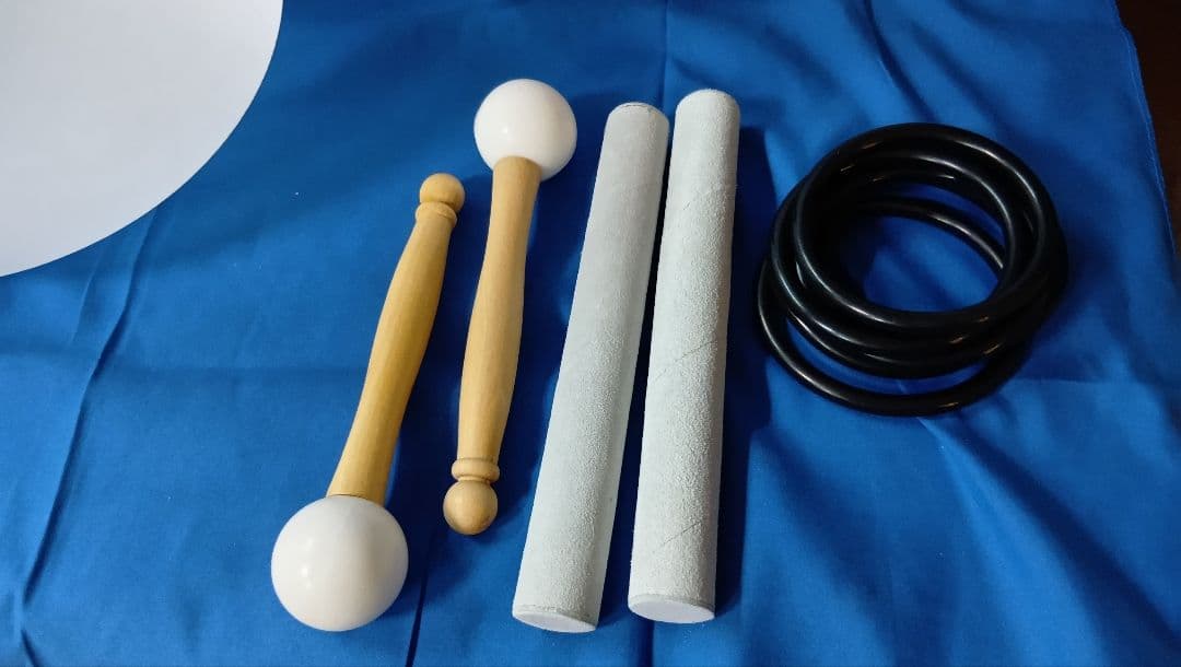 クォーツ　クリスタルボウル　7個セット　A＝432Hz　マレット　バッグ付き