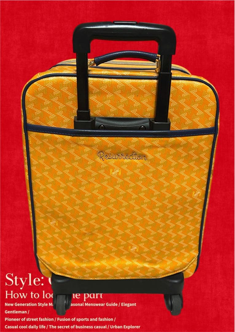 レザレクション GARAPAGO ガラパゴ キャリーバッグ カバン イエロー