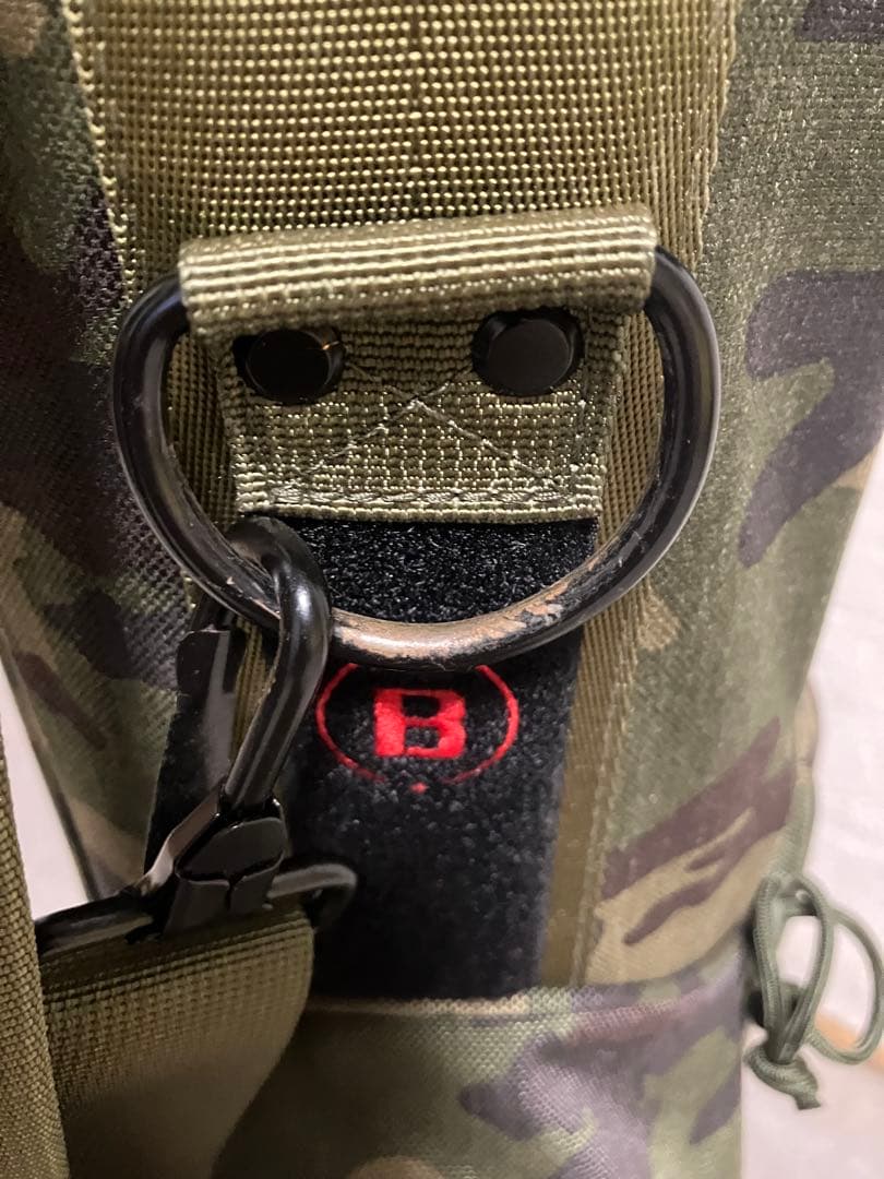 ブリーフィング　BRIEFING キャディバッグ　迷彩　ネームタグ新品