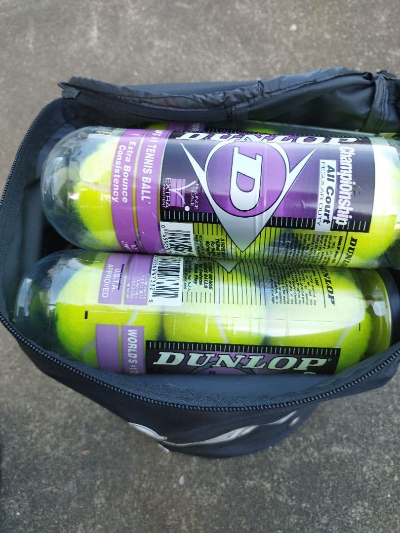 ダンロップ　硬式テニスボール　新品未使用　当時物　現状販売　１缶３個入【３６球】