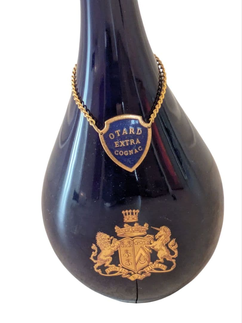 Otardオタール EXTRAエクストラ 陶器ボトル 青