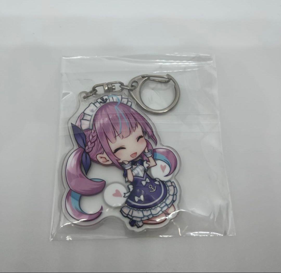 ホロライブ 湊あくあ 登録10万人記念個人ボイス アクキー 缶バッジ まとめ