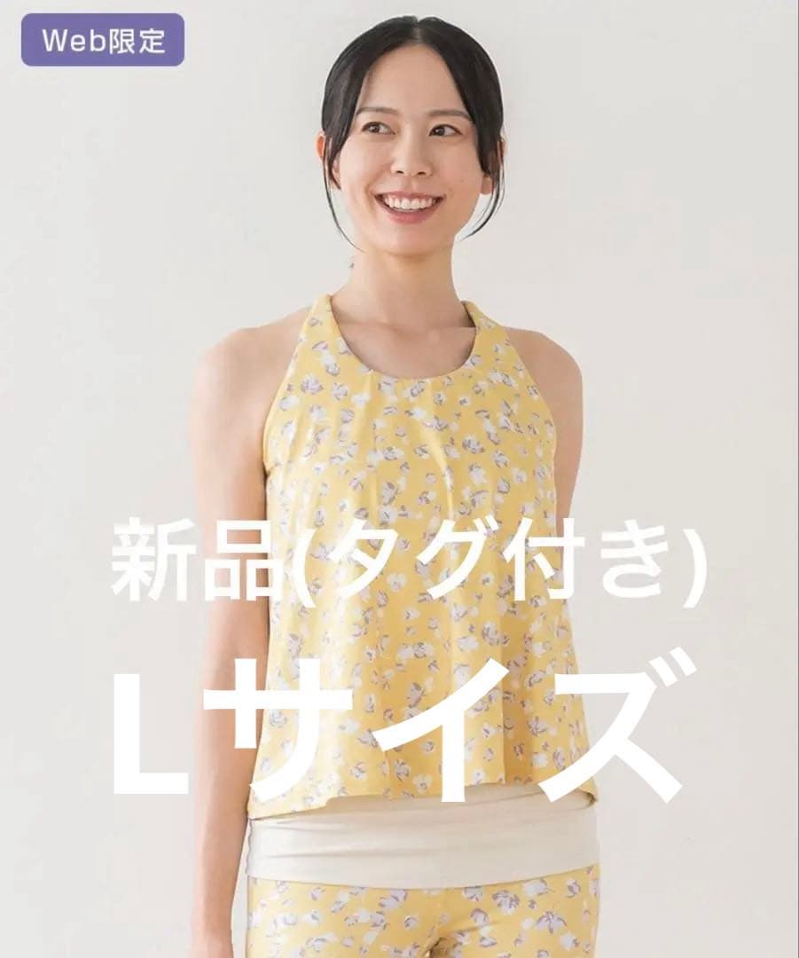 ✴︎新品✴︎ 【SUKALA】フラワープリントカバータンクトップ　Lサイズ タグ付き