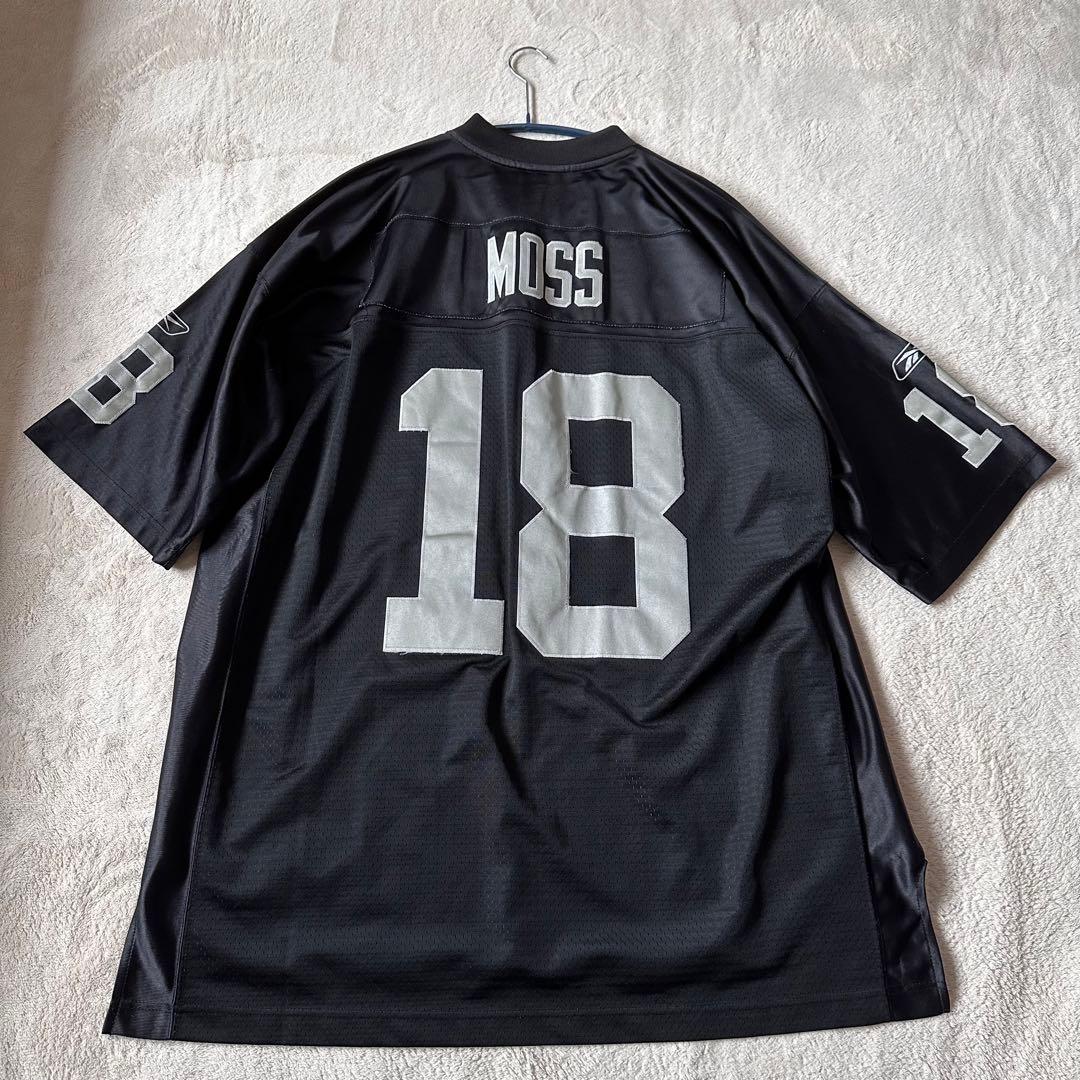 NFL リーボック 両面 2XL アメフト ゲームシャツ MOSS 18 美品