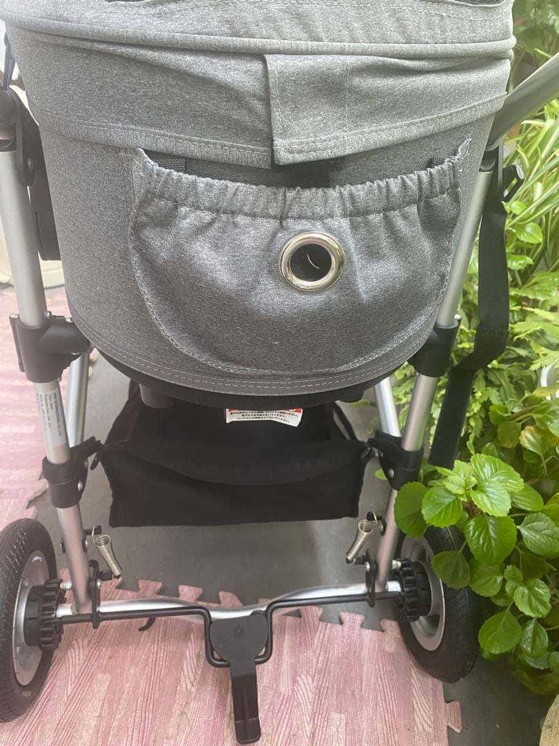 【極美品 】Air BuggyエアバギーDOME2 SM ペットカート グレー