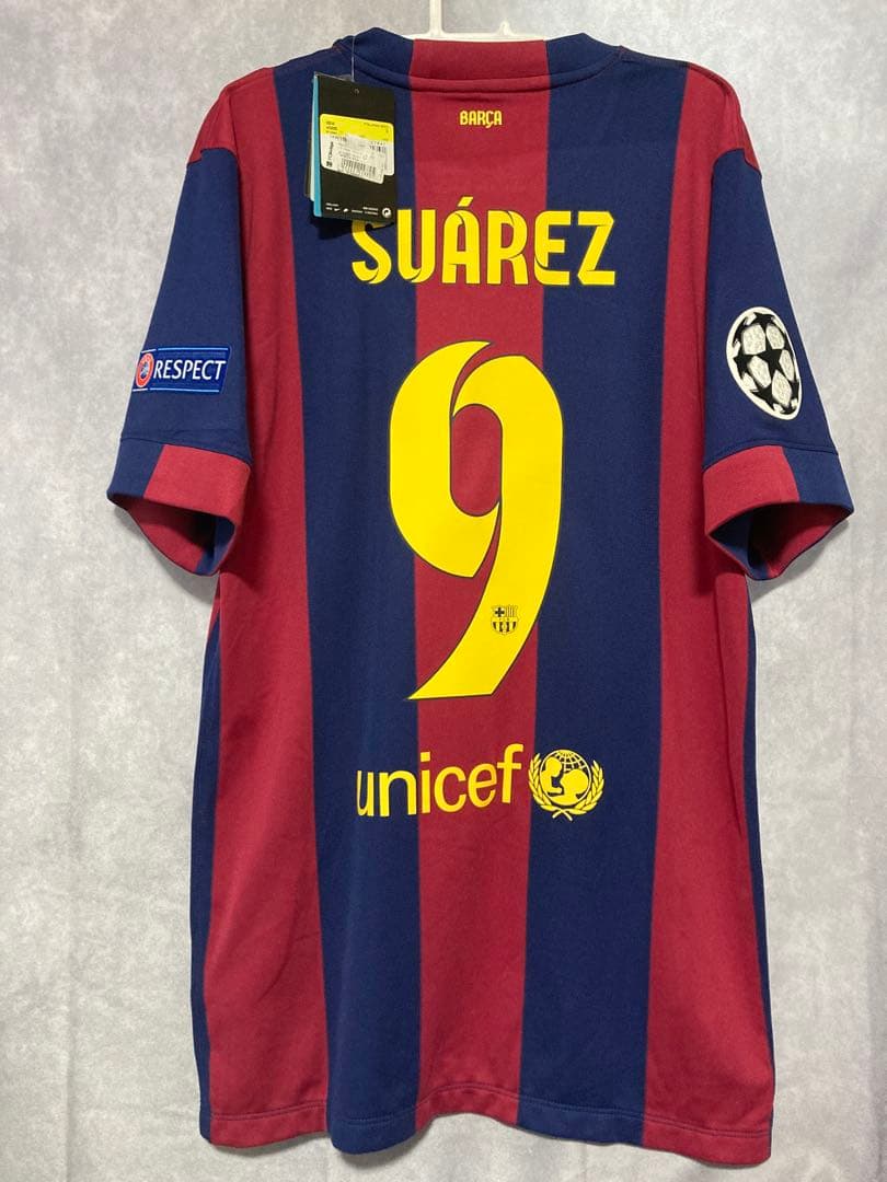 【正規品】ルイス・スアレス　バルセロナ　14/15 ホームレプリカ