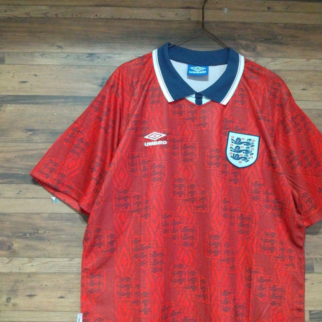 UMBRO　94年イングランド代表アウェイサッカーユニフォームサイズ