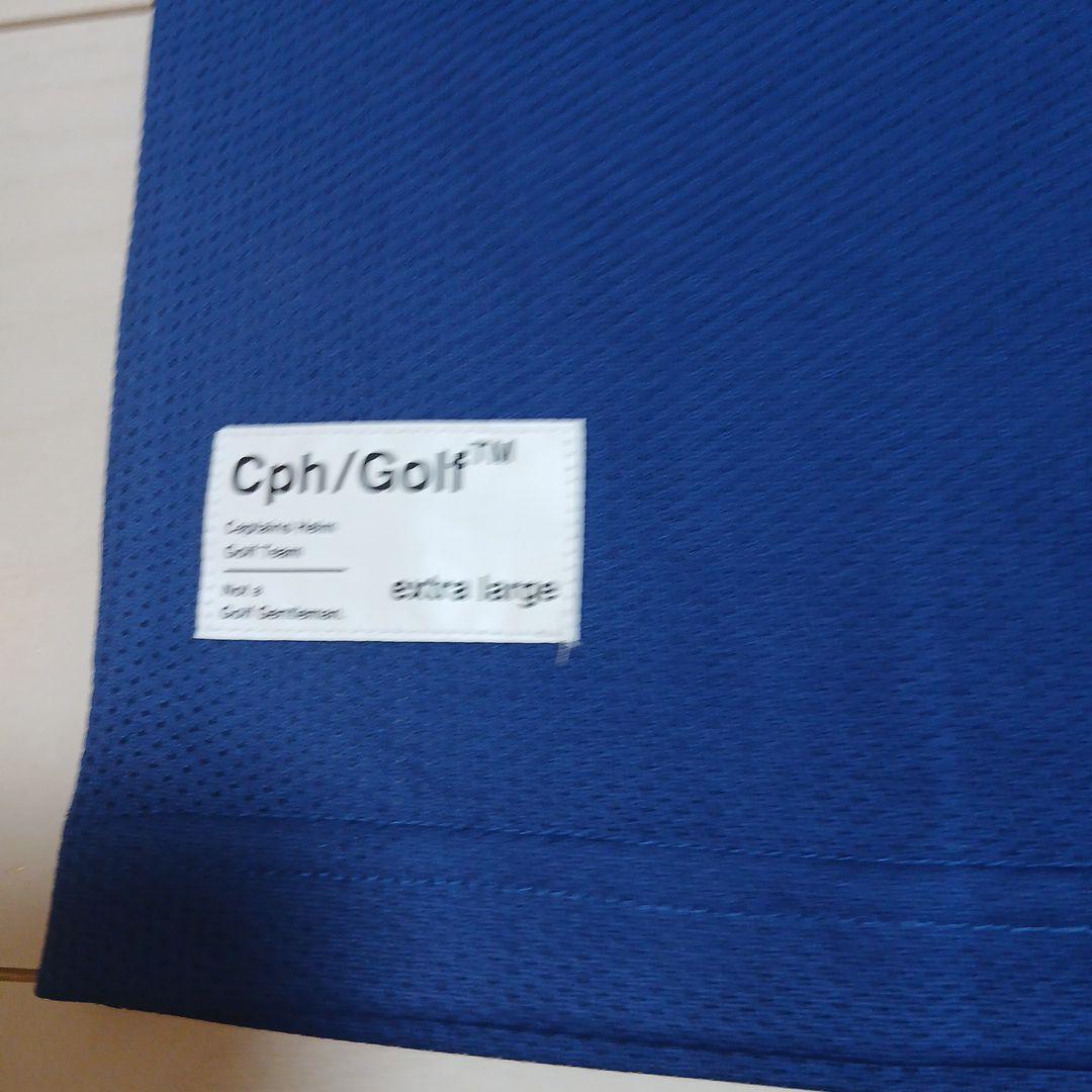 新品未使用!!! Cph/Golf シャツ 青