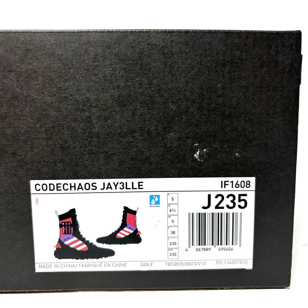 ジェイスリー アディダス ゴルフ コードカオス ブーツ スパイクレス 23.5