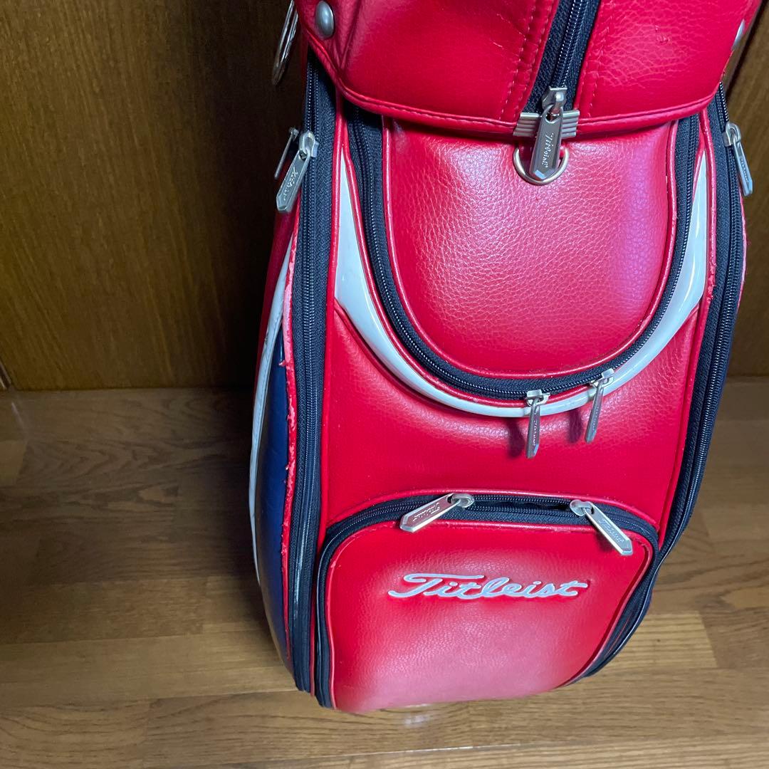 Titleist キャディバッグ 赤