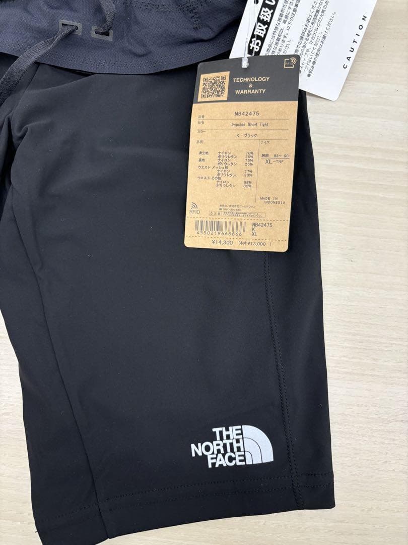 T232 ザノースフェイスレギンス インパルスショートタイツ