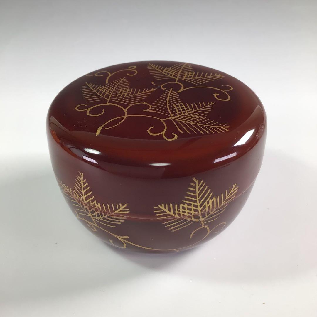 Ｒ２３１　茶箱　『桑木地』『茶碗　棗　香合　茶筅筒　仕覆』　紙箱　茶道具