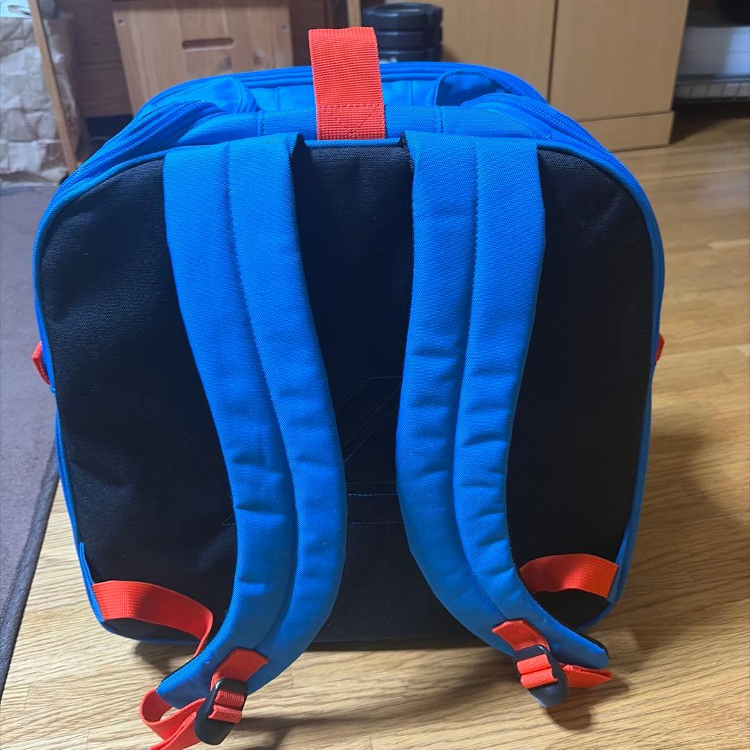 LANGE スキー用バッグ 中型 青/オレンジ