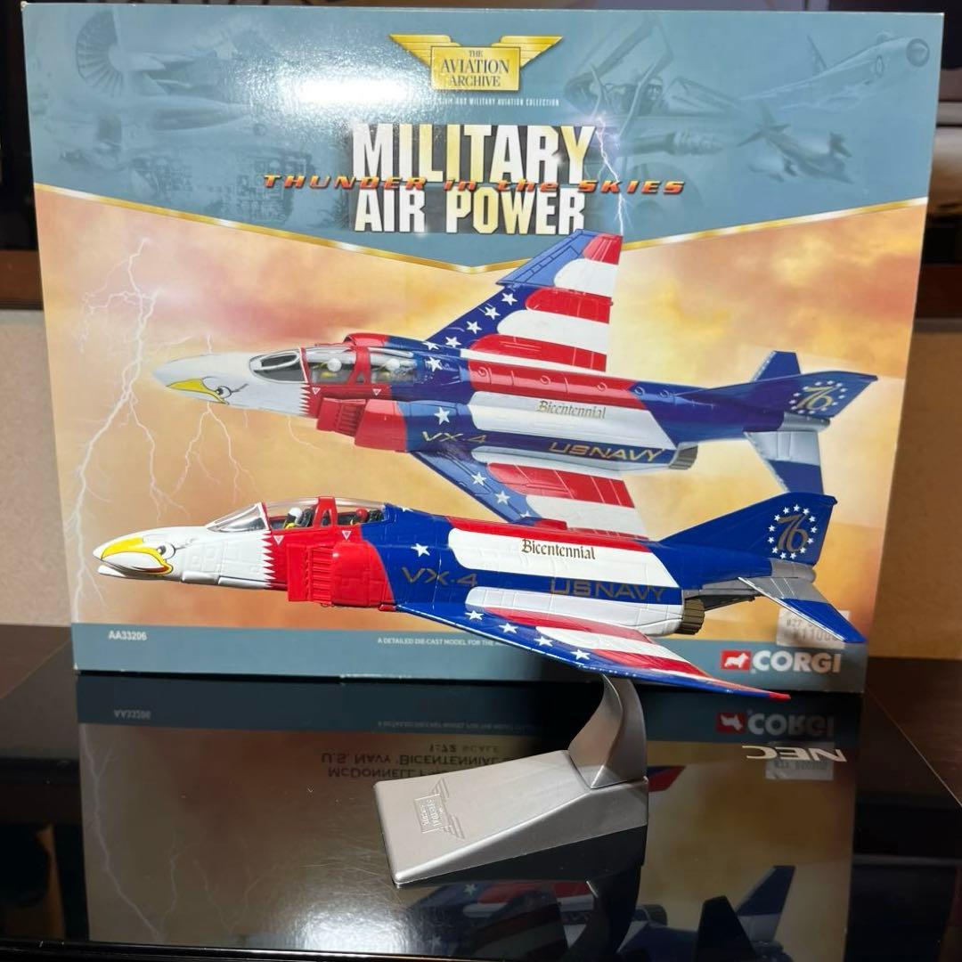 レア❗️飛行機 1/72 F-4J ファントム USネイビー 200周年モデル