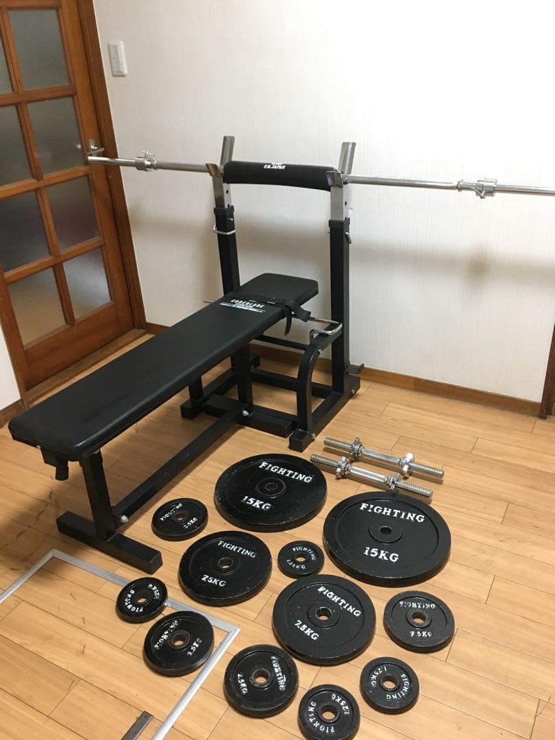 FIGHTING ROAD ベンチプレスセット70Kg 引き取り限定