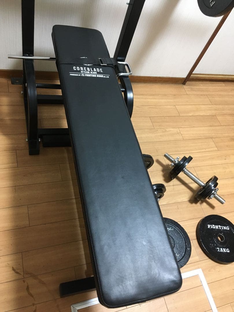 FIGHTING ROAD ベンチプレスセット70Kg 引き取り限定