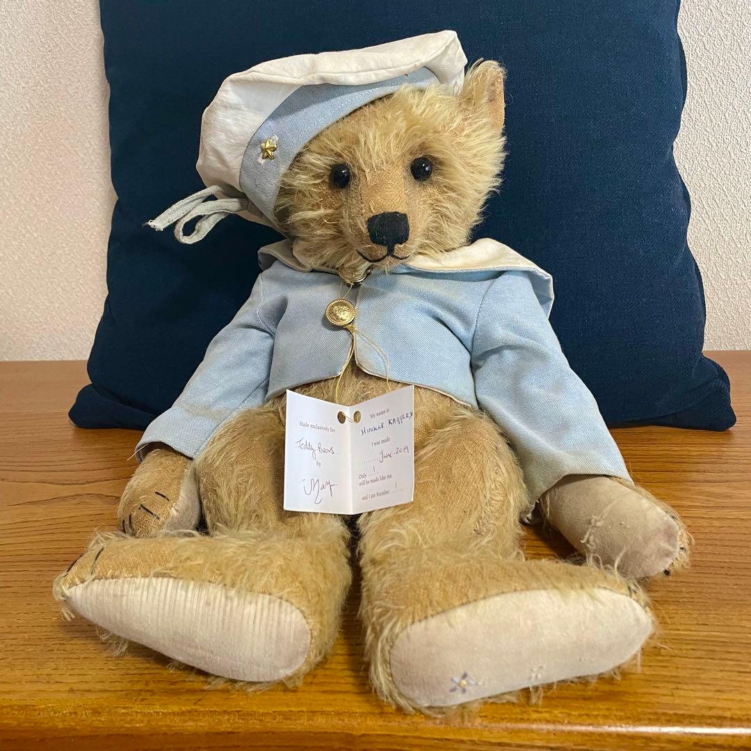 テディベア　フォーゲットミーノット　メアリーさん　海外作家　アーティストベア