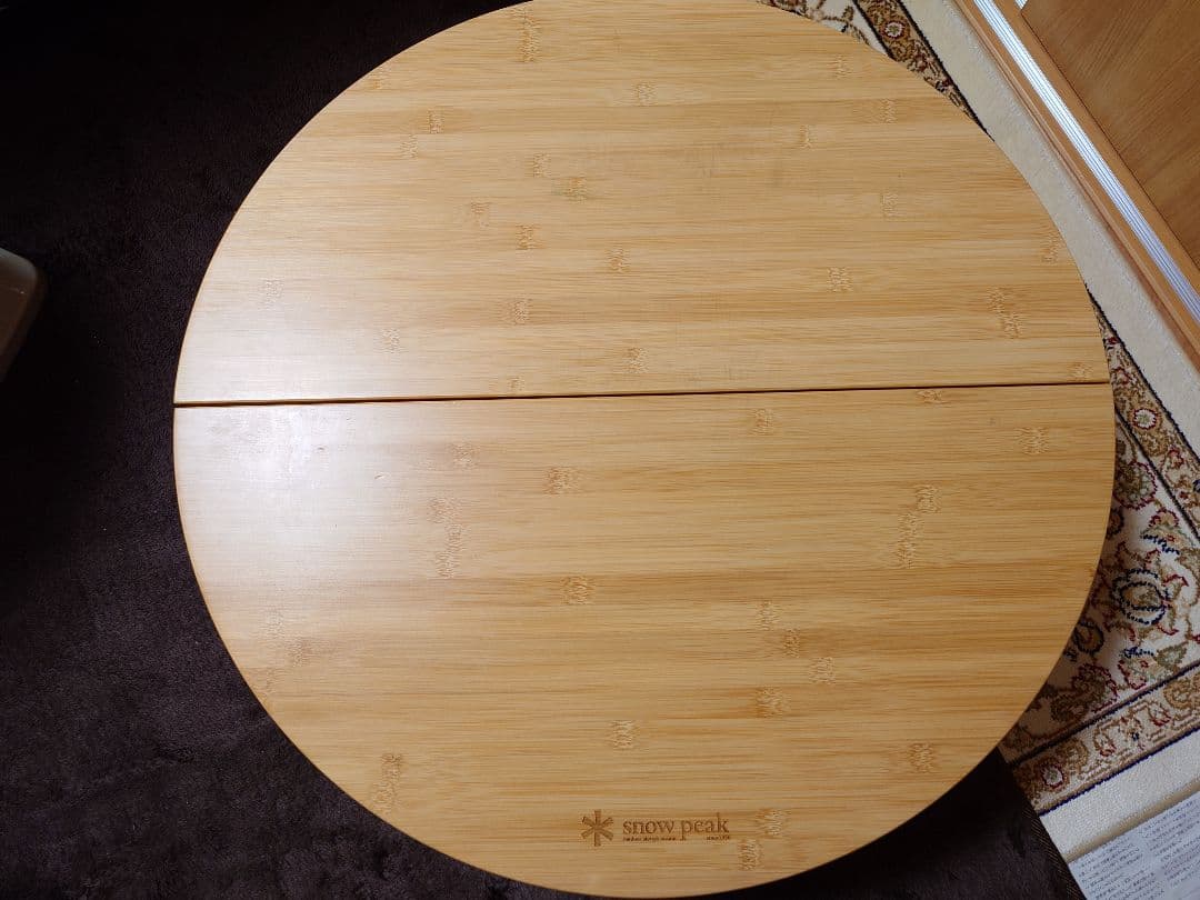 スノーピーク　ワンアクションちゃぶ台竹　ジャンク品