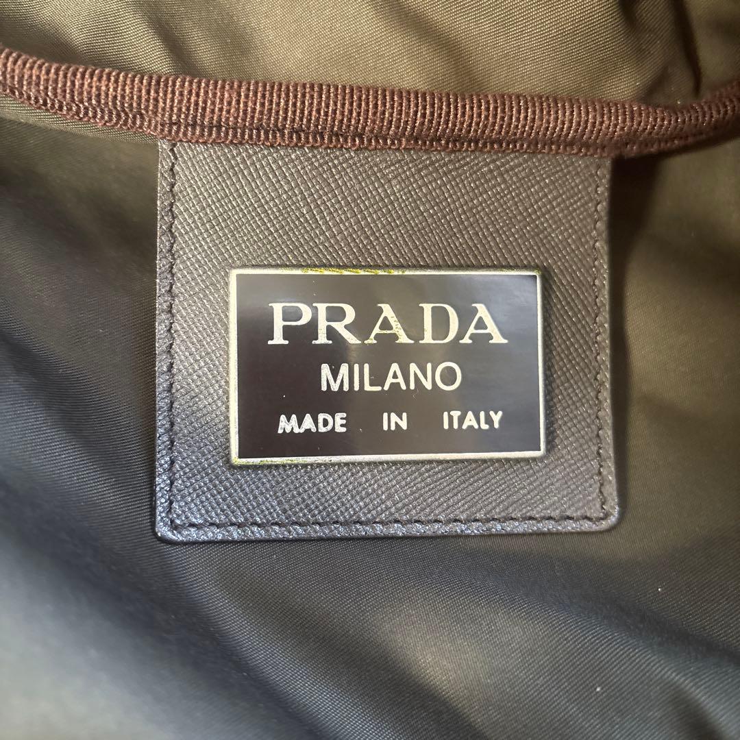 PRADA ブラック ボストンバッグ