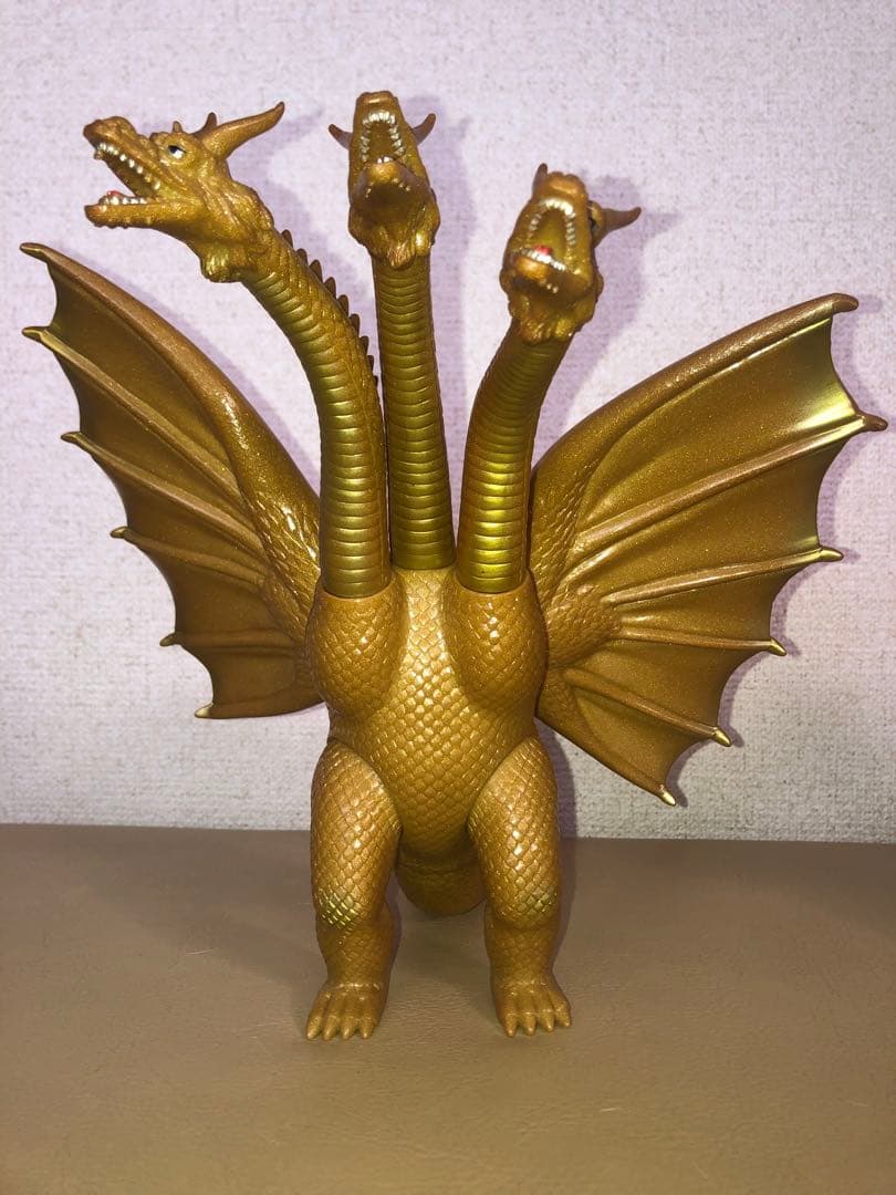 キングギドラ ゴールドフィギュア⭐️レア色違い⭐️貴重な2本つの⭐️歴代怪獣ボックス版