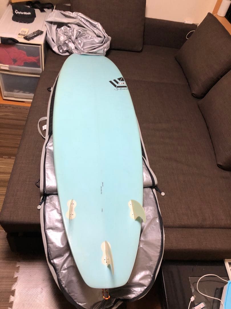 THRUSTER サーフボードケース 黒 銀 サーフボード ウエット他