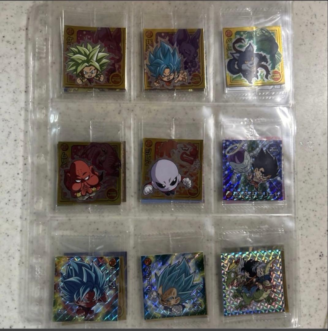 ドラゴンボール ウエハース 超戦士シール　W18 フルコンプ