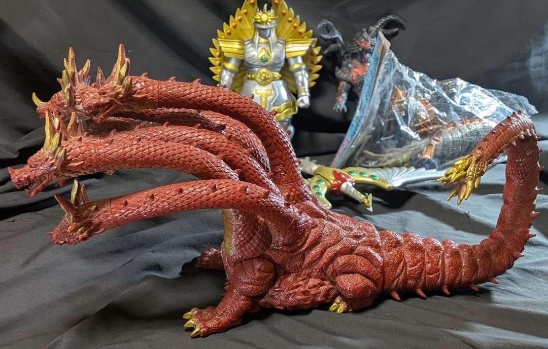 「ヤマトタケル」ヤマタノオロチ他（バンダイ）ソフビ コンプリート５体セット