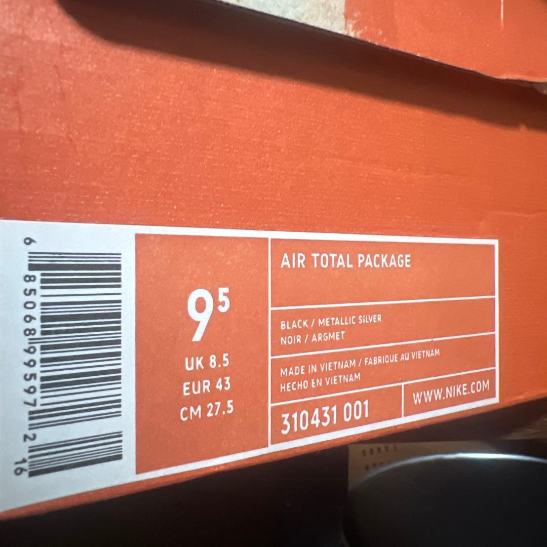 新品未使用♠︎Nike AIR TOTAL PACKAGEブラック ハイカット黒色