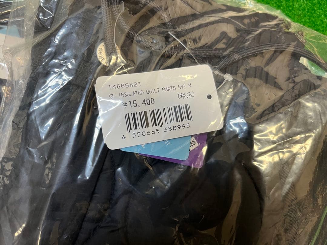 ニューエラゴルフ インサレーテッドキルティング セットアップ ネイビー M