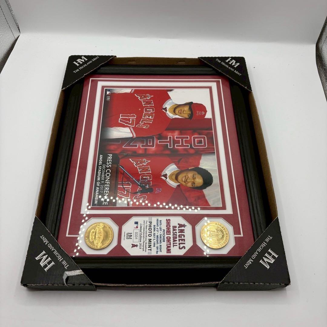 大谷翔平 フォトミント フレーム 記念パネル 限定品 Highland Mint