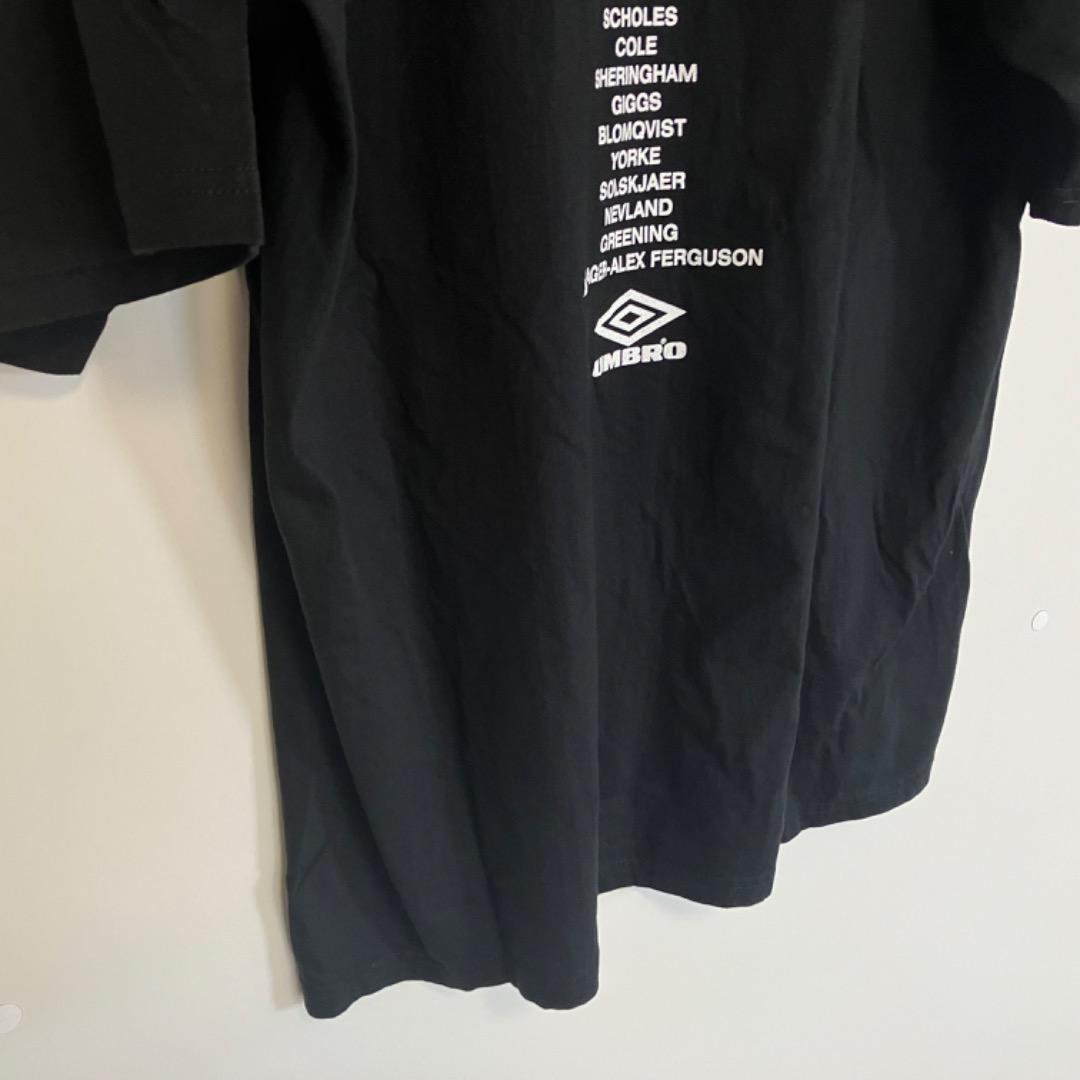 UMBRO マンチェスターU トレブル記念Tシャツ 入手困難 ヴィンテージ