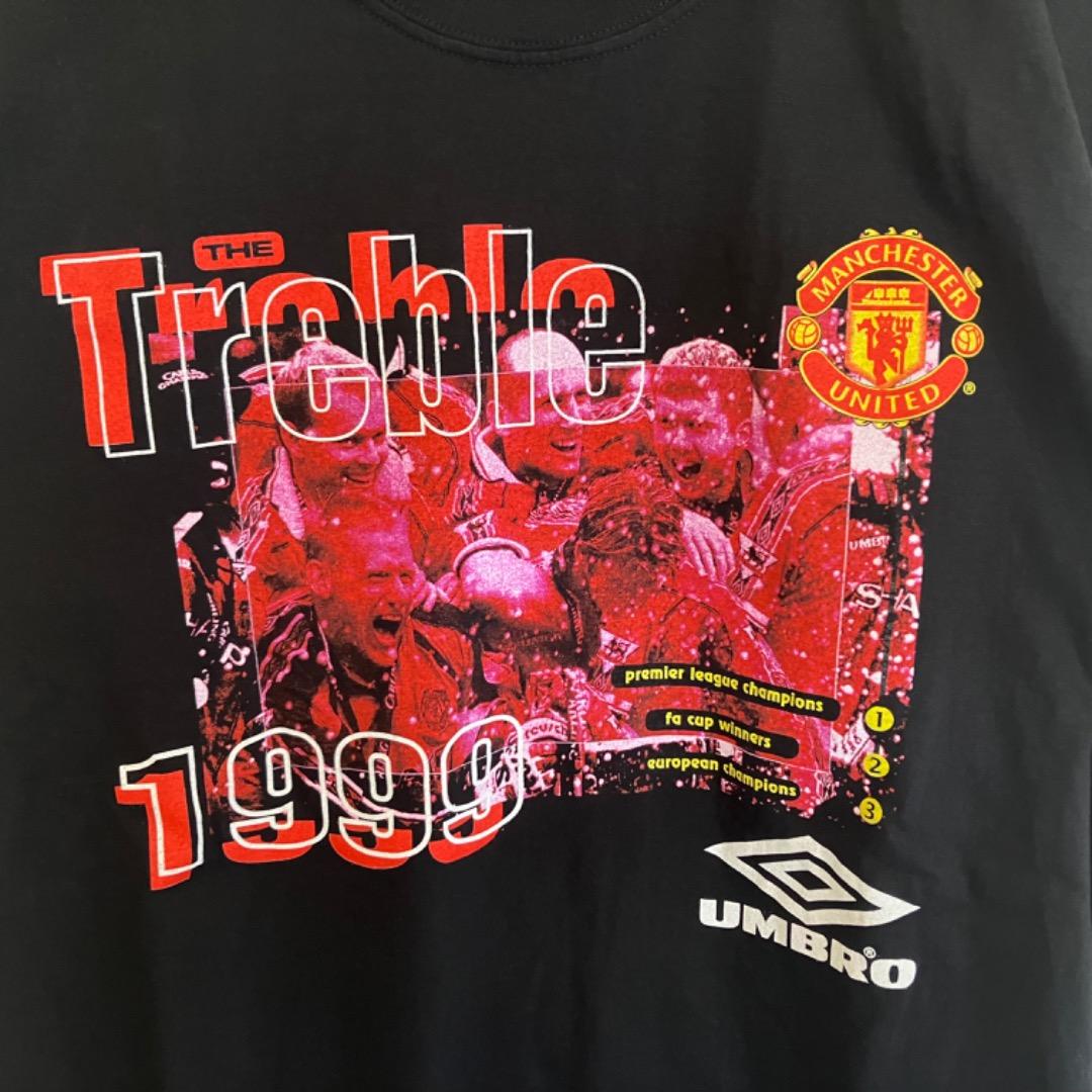 UMBRO マンチェスターU トレブル記念Tシャツ 入手困難 ヴィンテージ