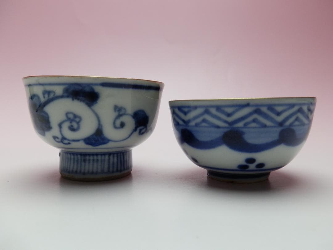 九谷 金彩 花紋 盃 E71224