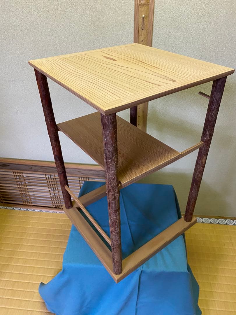 茶道具/寒雲卓　円能斎好写し　組立式